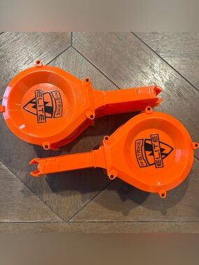 Lot of 2 NERF N-Strike Elite Round Dart Ammo Drum Magazines 25